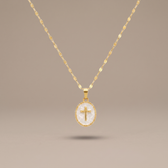 Pastel Cross Necklace