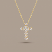 Radiant Cross Necklace