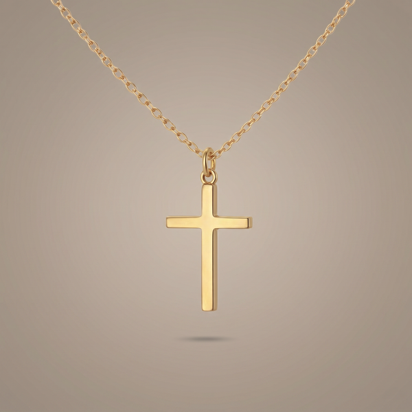 Slat Cross Necklace