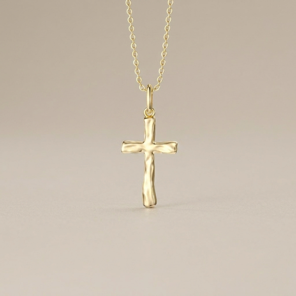 Liquid Cross Necklace