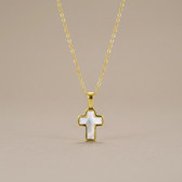Shell Cross Necklace