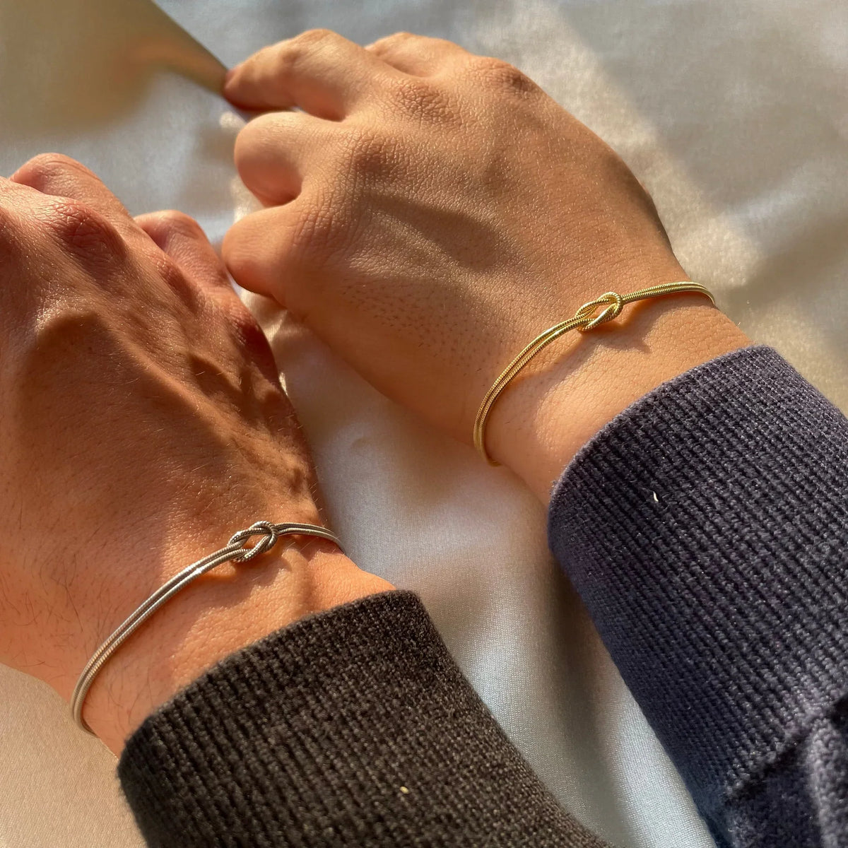 Forever Knot Bracelet in gold