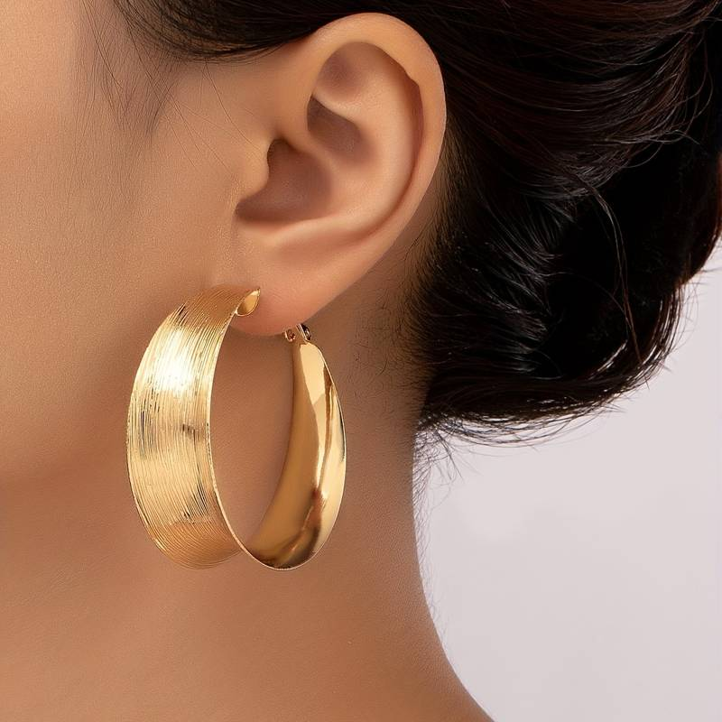 Vintage Gold Hoops