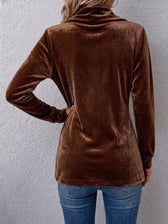 Holliwell™ | Vintage Revers Collar Accent Long Sleeve Open Front Jacket