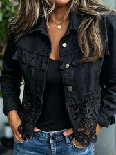 Kambria™ | Fringed & Lace Jacket