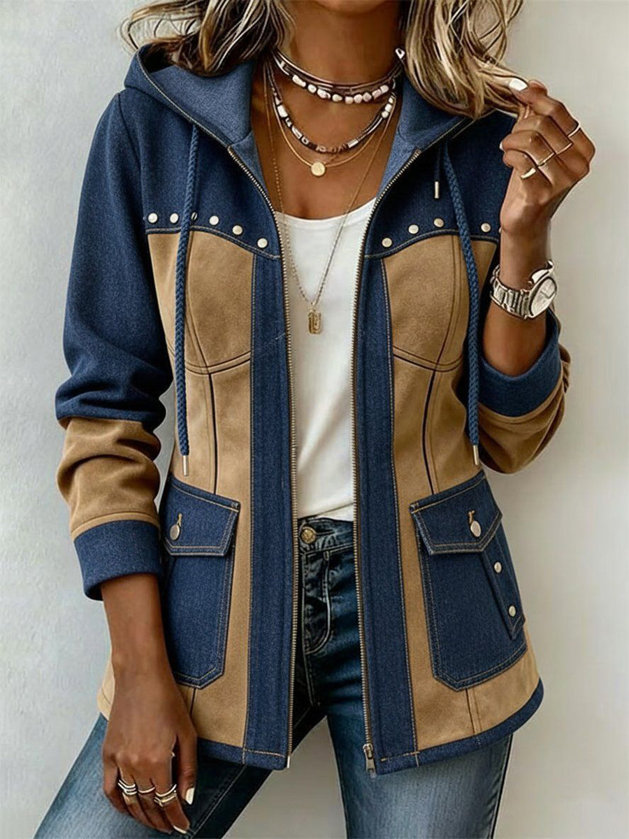 Fawnridge™ | Patchwork Hoodie Jacket
